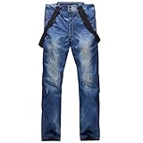 Los Pantalones De Esquí Para Hombre Están Hechos De Tejidos De Esquí Profesionales, Que Son Suaves, Cómodos, Cálidos, Resistentes Al Desgaste, No Hacen Bolitas Y Son Transpirables.