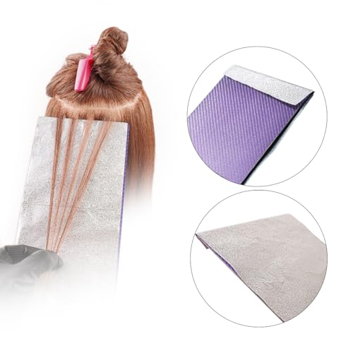 SHKALLI Quadro balayage profissional de fibra de carbono, placas de coloração de folha de estanho le