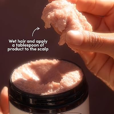 Fable & Mane Wild Ginger Purifying Scrub, For a Flaky, Itchy or Dry Scalp. Gentle Exfoliating Cleansing Detox Treatment