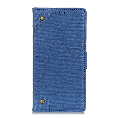 Capook – Capa de couro para Galaxy A90 5G com fivela de cobre retrô com textura de cavalo selvagem,