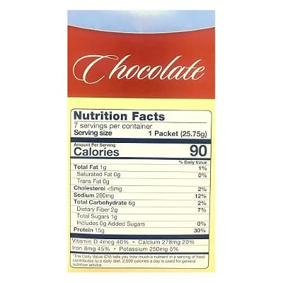 Nutmeg State Nutrition Healthywise Pudding or Shake Chocolate 3 Pack, Low Calories, 15g Caseinate Protein, Aspartame Free, Low Fat, 7 Servings Per Box, 3 Pack
