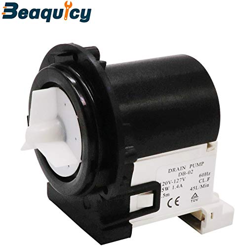 4681EA2001T Washer Drain Pump Motor by Beaquicy - Replacement part for Kenmore and LG Washing Machine -