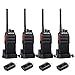 Retevis H-777S Two-Way Radios Rechargeable Long Range Super Clear Loud Audio Scan VOX Hand Free Walkie Talkies Cruise Ship Hiking 2 Way Radios(4 Pack)
