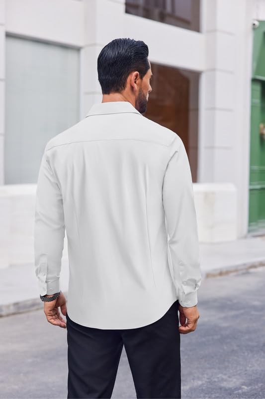 COOFANDY Mens Dress Shirts Long Sleeve Regular Fit Formal Shirts Business Casual Button Down Shirts4