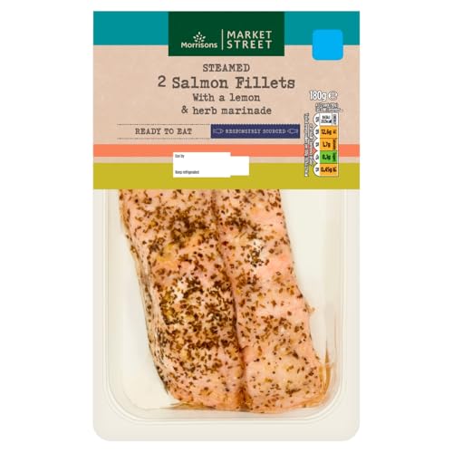 Morrisons Steamed Salmon with Lemon & Herb 180g