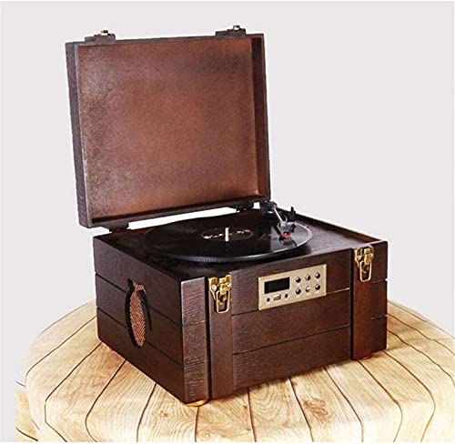 YAMMY Tourne-Disque rétro, Tourne-Disque à Courroie en Bois Naturel de Style Vintage avec Haut-parleurs stéréo - Les Beatles, Paul McCartney, John Lennon, RIngo Starr, George Harrison YAMMY Tourne-Disque rétro, Tourne-Disque à Courroie en Bois Naturel de Style Vintage avec Haut-parleurs stéréo – Image 4