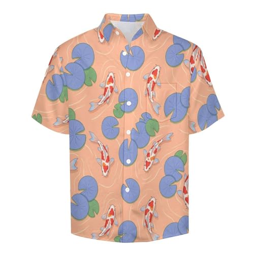 Camisa con estampado 3D para hombre con botones, estilo playero y casual 2