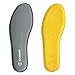 Knixmax Donna Uomo Solette in Memory Foam Inserti per scarpe Comfort Assorbimento degli urti Imbottitura per il supporto del piede Suole interne Schiuma morbida Grigio 41EU