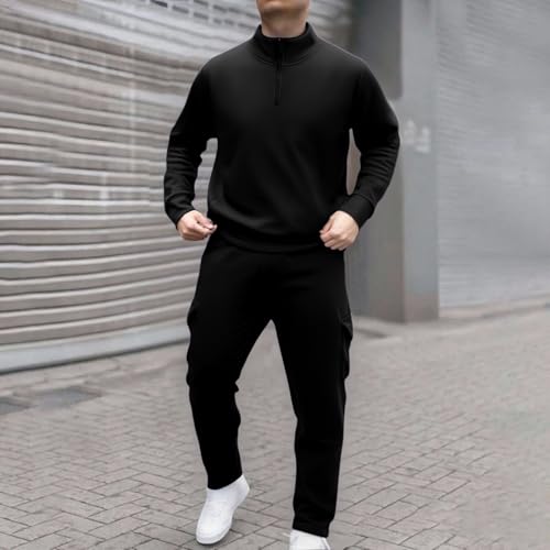 Costume homme pour mariage et cérémonie ensemble formel veste et pantalon noir taille 3XL