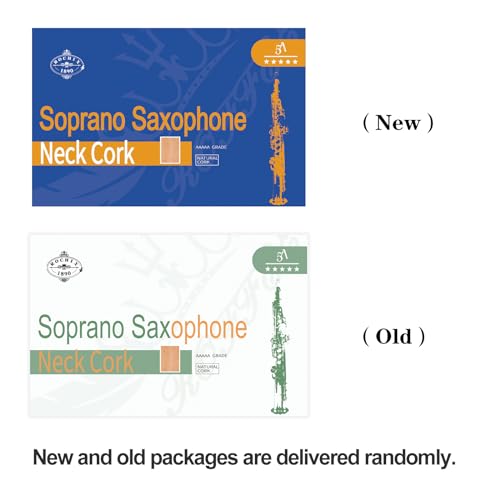 Soprano Saxophone Sax Joint Cork Replacement Kit, Saxophone Cork, Glue, Knife, Taping and Sandpaper - Thumbnail 7