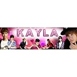 Justins Biebers #2-8.5'x30' Personalized Name Poster, Customize Name Sign, Birthday Party Banner