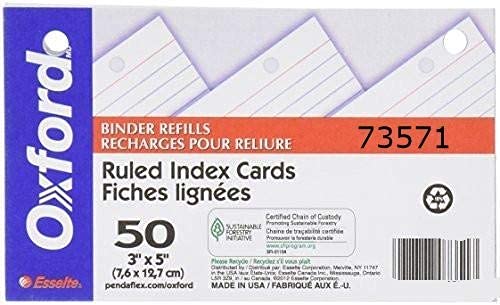 5 Pack Value Bundle Oxford 2 Hole Punched 3