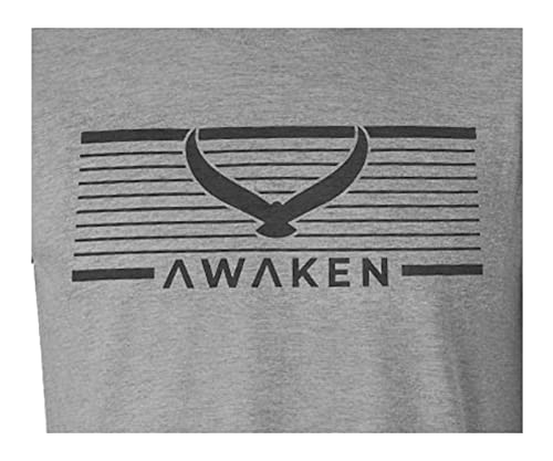 Awaken Under Armour UA Youth Boy's Eagle Gray Tee T-Shirt Athletic 13607762