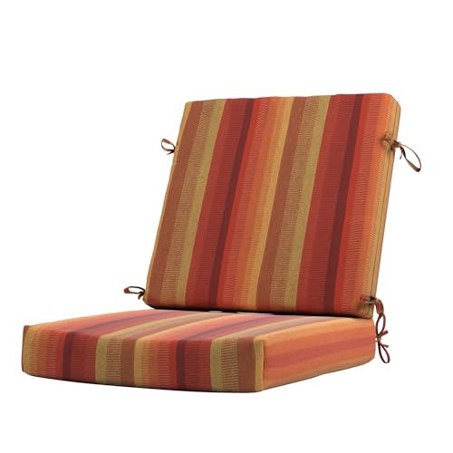 California Umbrella Dining Chair Cushion 20 x 40, Astoria Sunset
