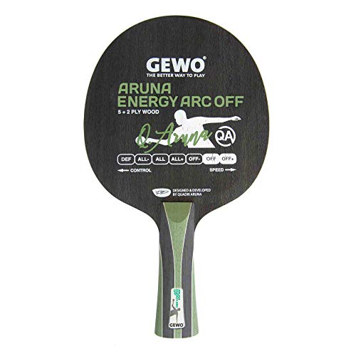 GEWO Aruna Energy ARC Offensive Plus Table Tennis Blade Anatomic