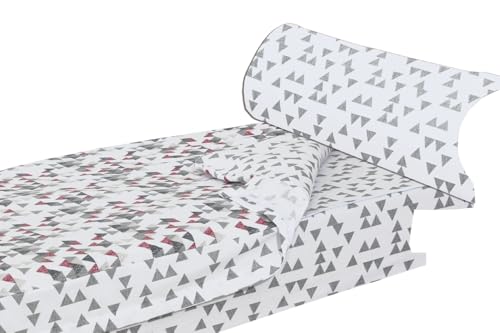 Montse Interiors, S.L. Saco nórdico Estampado con Cremallera y Bajera Ajustable (TULSAA, para Cama de 90x190/200)