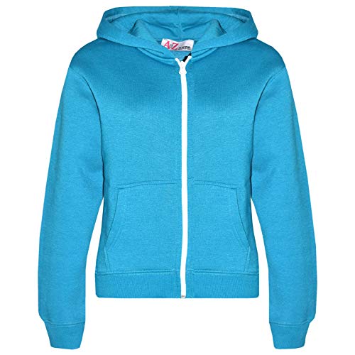 A2Z 4 Kids Unisex Plain Tracksuit Hoodie with Joggers Jogging Sweatpants Sports Activewear Set Girls Boys Age 2-13 years2