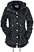 Produktbild RED by EMP Same Old Story Frauen Übergangsjacke schwarz/darkcamo L 100% Baumwolle Basics, Streetwear