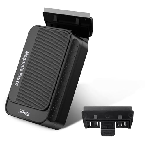 hygger Aimant À Algues Aimant Brosse Aquarium Nettoyage Vitre,Nettoyeurs d'algues pour Aquarium Magnétique Outil de Nettoyage Avec Grattoir(S)