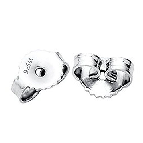 Cubic Zirconia Princess Cut Solid Silver Stud Earrings. Choose from 10 Cubic Zirconia Weights3