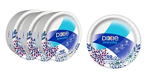 Dixie Paper Dessert Plates 6 7/8 Inch 50 Ct (3)