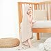 Susurration Baby Handtuch Kapuze für Badezimmer,4-Lagiges Kapuzenhandtuch Baby 2er-Pack, Musselin Baumwolle Baby Handtuch Kapuze, Weiche und Saugfähige Babyhandtuch mit Kapuze (Misha)