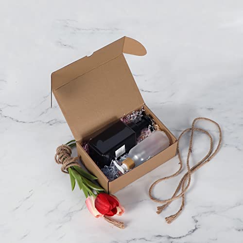 Horlimer 9X6X3 Inches Shipping Boxes Set Of 25, Brown Corrugated Cardboard Box Literature Mailer #TOP5