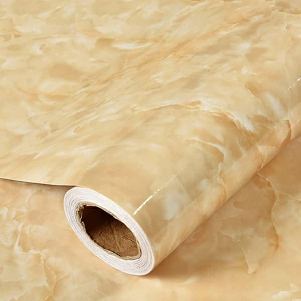 SIA VENDORS Self Adhesive Wallpaper Vintage Textured Contact Paper Peel and Stick Wallpaper Removable Waterproof Floral Wall Paper for Livingroom Kitchen Bedroom, (Cream White Marble, 24 X 150 Inch) (B0D33PB9D2) Amazon Price History, Amazon Price Tracker