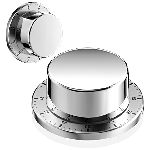 Newaner Mechanischer Küchentimer, Adsorbierbarer Magnetischer Timer Cover
