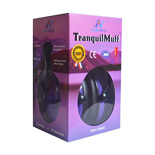 Amplim Hearing Protection Earmuff For Toddlers Kids Teens Adults - American Ansi, European Ce, And Australian Standards Certified - Purple #TOP6