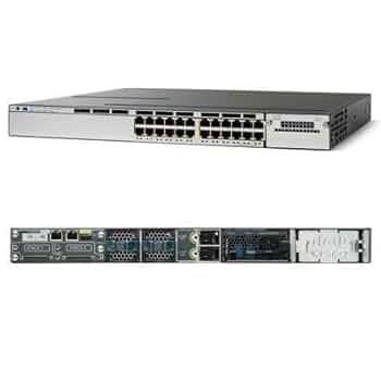 【CCNA、CCNP】2台CISCO Catalyst WS-C3750X Cisco Catalyst WS-C3750X-24P-S 24-Port PoE Ethernet Dual