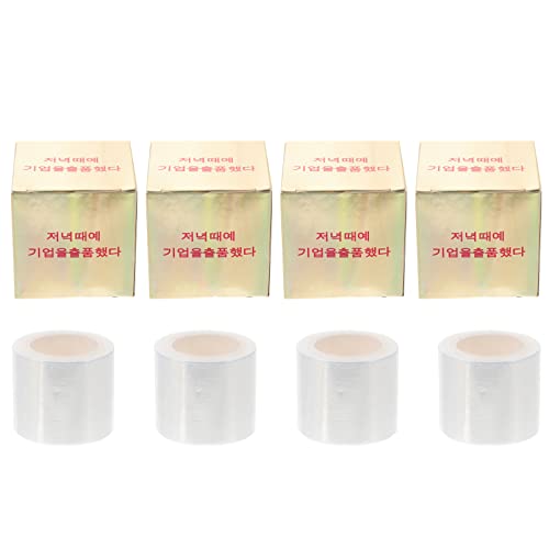 Mikikit 4 Film de para Cejas Film Plástico para Maquillaje Accesorios de Semi Permanente Diseño y Conveniente para Casa y Salón