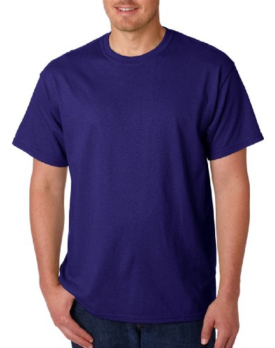 Heavy Cotton 100% Cotton Tshirt (G500), (Purple, XL