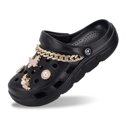Image of PIMIO Garden Clogs for Women and Men,Slip On Work Shoes with Arch Support,Womens Mens Quick-Dry Water Shoes Casual Sandals,Comfortable Slippers