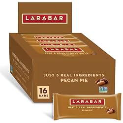 1 of Larabar Pecan Pie Fruit and Nut Bar, 16 ct, 25.6 oz | Limited Edition, Gluten-Free, Vegan, Plant Based, Non-GMO Project Verified, Dairy Free, 3 Real Ingredients, No Sugar Added