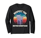 Photo Gallery retro respect the british shorthair, simpatico amante dei gatti vintage maglia a manica Photo Gallery retro respect the british shorthair, simpatico amante dei gatti vintage maglia a manica