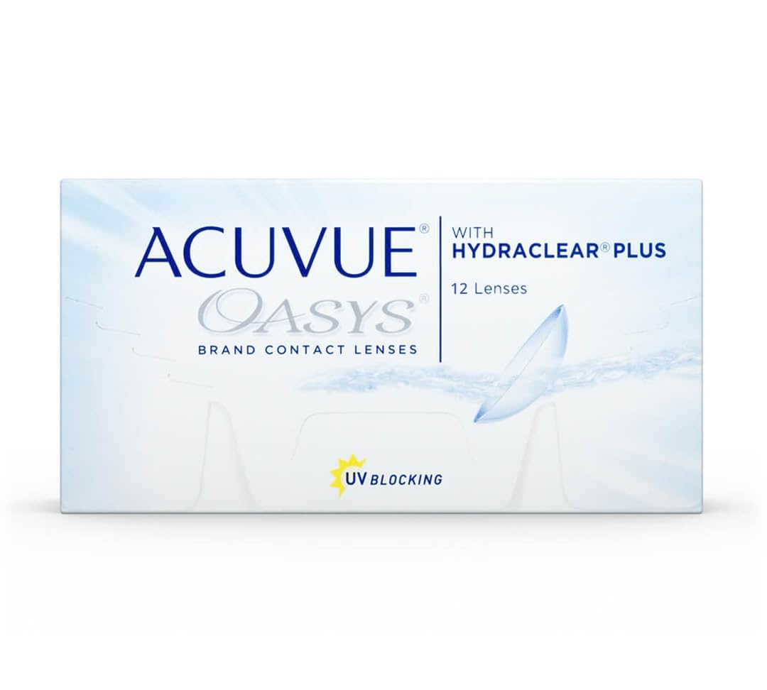 ACUVUE Lentillas quincenales, -3.75 Dioptrías, Paquete de 12