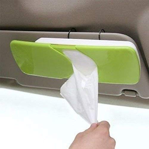 SHREYAGN Auto Accessories Car Sun Visor || Tissue Box Paper Napkin Holder with Tissue