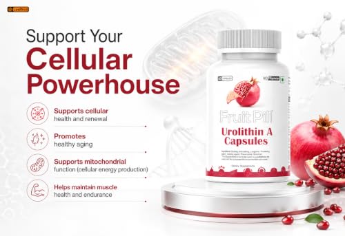 FRUITPILL LeeWell Urolithin A 500mg, 60 Vegetable Capsules 60 Count - Image 7