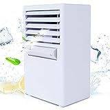 ❄【TAMAÑO PORTATIL】Este ventilador personal de solo 9.5 pulgadas, diseño portátil y liviano, muy fácil y conveniente de llevar, perfecto para el hogar, la oficina, los viajes.