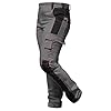 strongAnt® – Pantalon de élastique, Pantalon de Travail Femme Noir Gris, Poches pour genouillères, Fermeture éclair YKK + Bouton YKK – Made in EU
