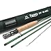 M MAXIMUMCATCH Maxcatch 3-12wt Medium-Fast Action Premier Fly Rod-IM8 Carbon Blank for High Performance with AA Cork Grip Hard Chromed Guides and Cordura Tube (V-Premier, 8'4'' 3wt)