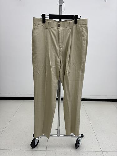 Giolshon Men Wide Leg Pants High Waisted Business Casual Work Trousers Dressy Pants3