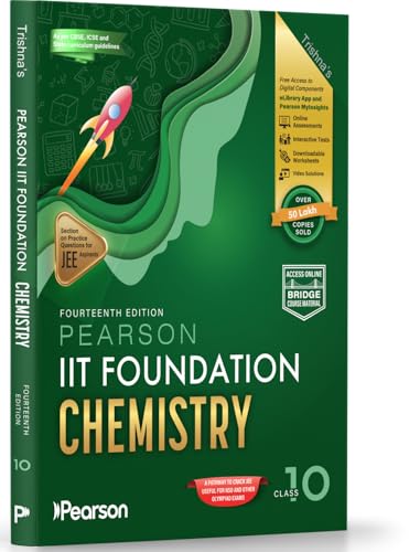 Image of Pearson IIT Foundation' 26 Class 10 Physics Chemistry Mathematics Biology |For JEE, NTSE & Olympiad Exams|JEE Practice Questions |Free acess to Online Assessments, Video Solutions & Interactive Tests