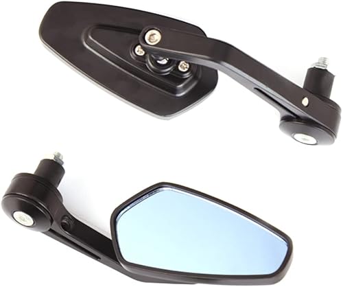 Vista 19 de DREAMIZER Espejos universales para barra de motocicleta de 7/8 pulgadas, espejo retrovisor trasero compatible con Honda Grom, Yamaha, Kawasaki