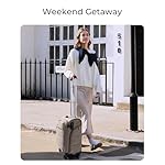 BAGSMART Underseat Carry on Luggage with Wheels, Soft Underseat Travel Luggage with PVC Wet/Dry Pockets, Lightweight Soft Personal Item Suitcase for Short Trip, Sakura Pink - Image 2