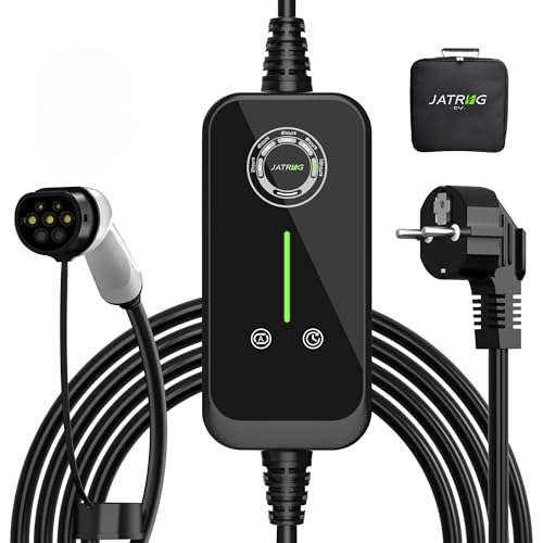 JATRHG P1 EV Chargeur 7M 3.6KW-1.5KW 16A|13A|10A|8A|6A Type 2 Station de Charge Voiture Electrique...