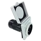 50 amp 125v/250 Power Cord Twist Electrical Lock White Inlet Boat RV Marine