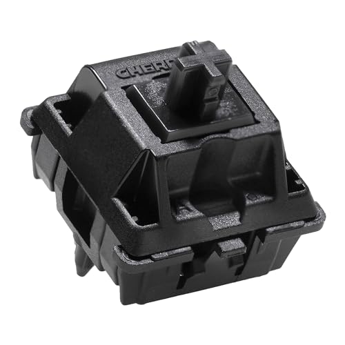 KPREPUBLIC Cherry MX Hyperglide Black Switch for Gaming Mechanical Keyboard - 60g Linear Switch MX1A-11NW-1 (110 Switches)