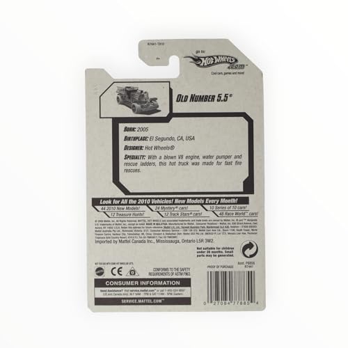 Hot Wheels Treasure Hunt 2010 Old Number 5.5 miniatura 2